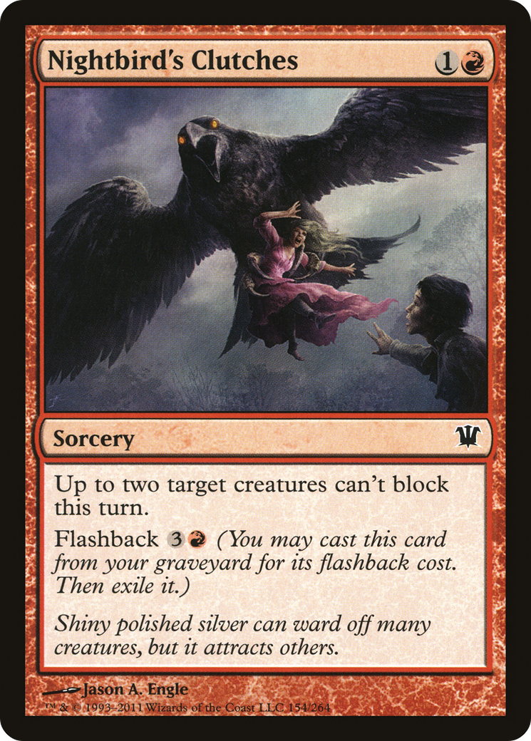 Nightbird's Clutches (ISD-154) [Innistrad] MTG Single Wizards of the Coast