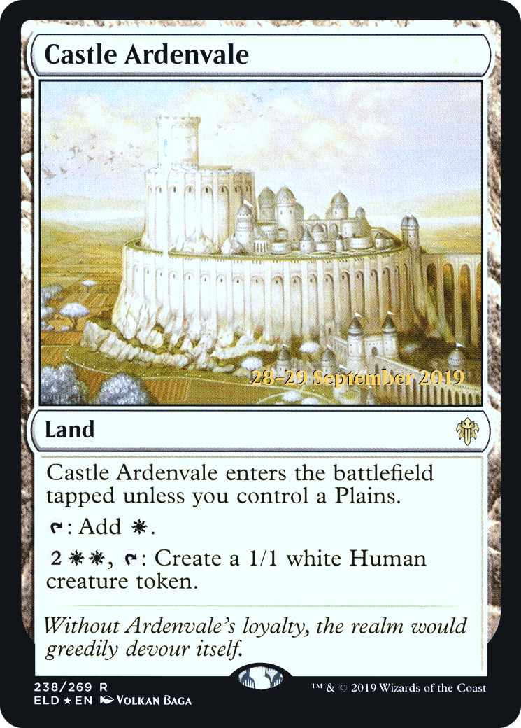 Castle Ardenvale (PRE-238) [Throne of Eldraine Promos] Foil MTG Single Wizards of the Coast