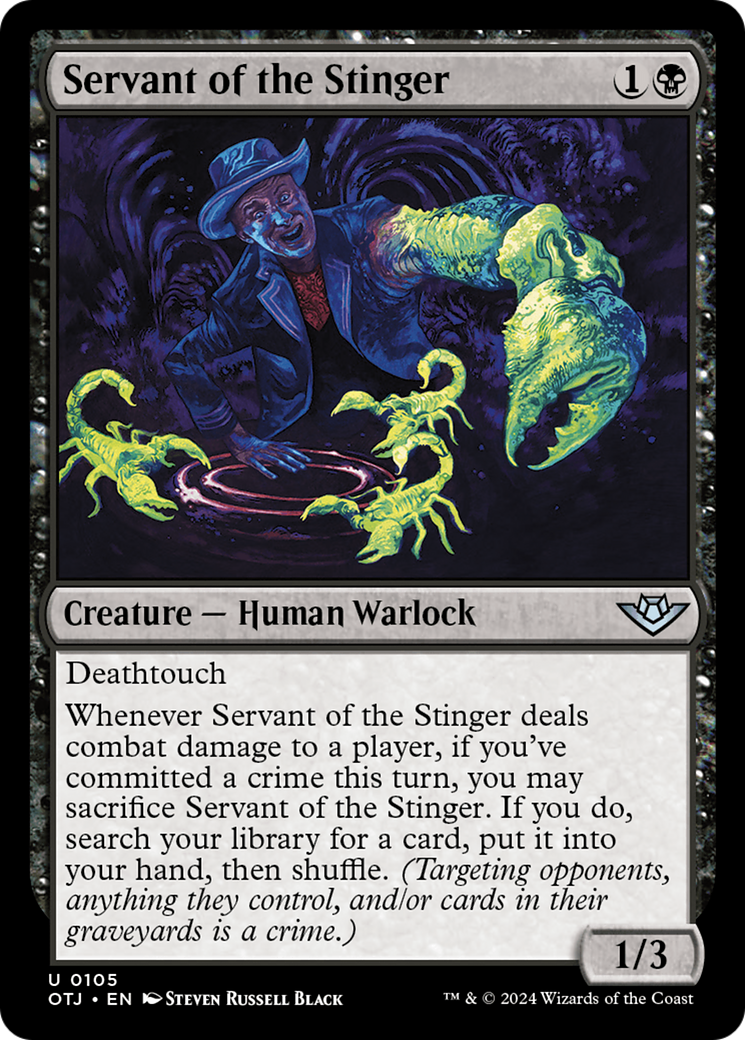 Servant of the Stinger (OTJ-105) [Outlaws of Thunder Junction] Foil MTG Single Wizards of the Coast