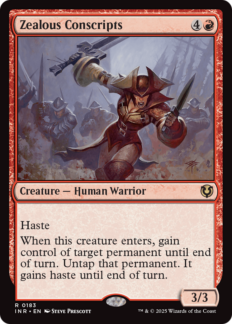 Zealous Conscripts (INR-183) [Innistrad Remastered] MTG Single Wizards of the Coast