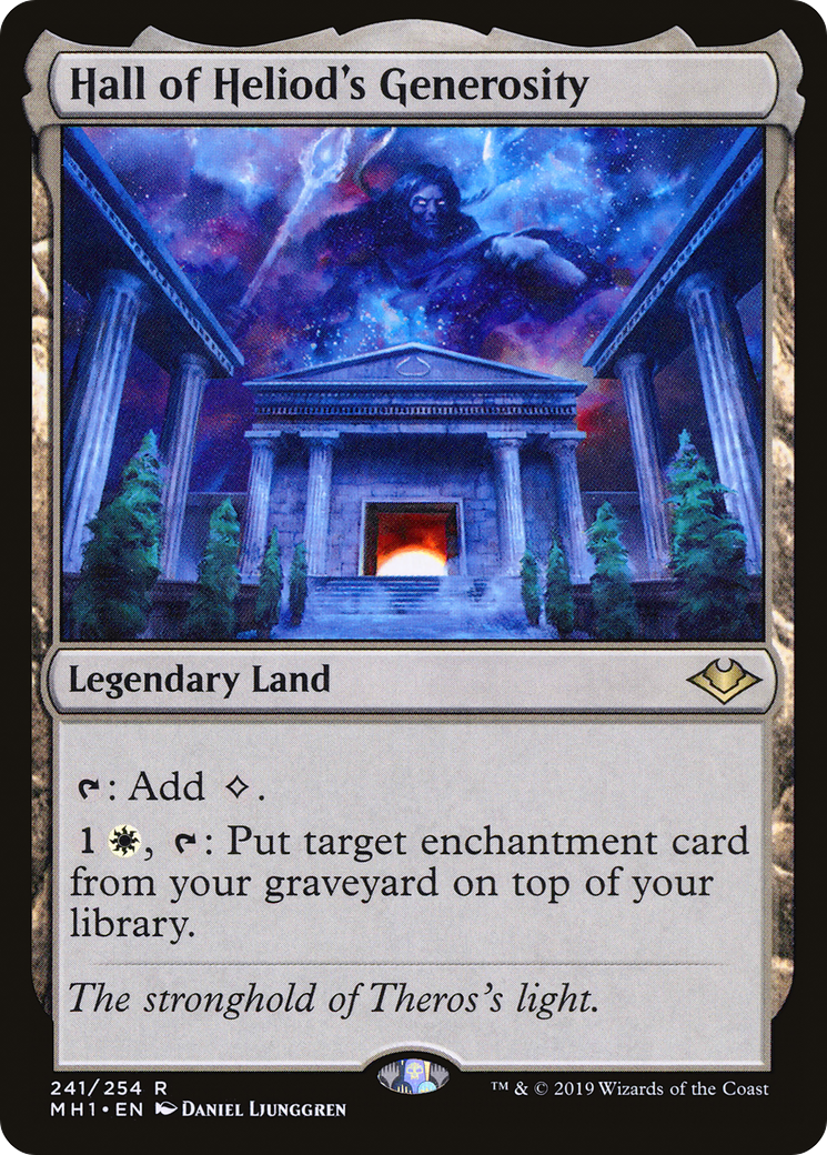 Hall of Heliod's Generosity (MH1-241) [Modern Horizons] MTG Single Wizards of the Coast