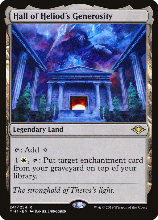 Hall of Heliod's Generosity (MH1-241) [Modern Horizons] MTG Single Wizards of the Coast