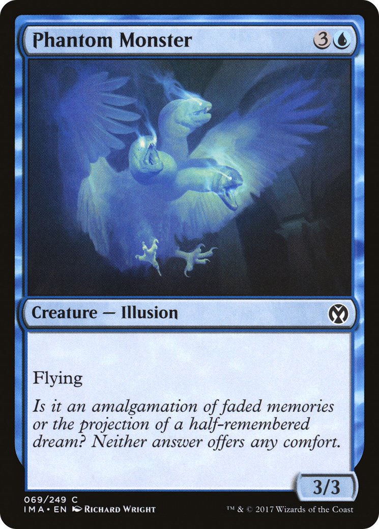 Phantom Monster (IMA-069) [Iconic Masters] Foil MTG Single Wizards of the Coast
