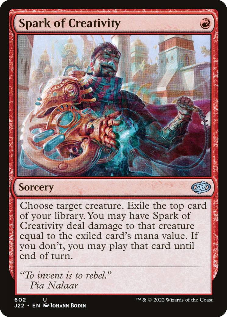 Spark of Creativity (J22-602) [Jumpstart 2022] MTG Single Wizards of the Coast