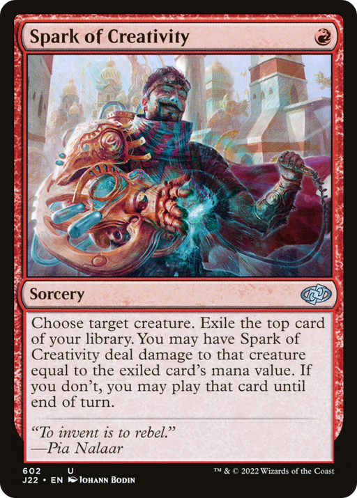 Spark of Creativity (J22-602) [Jumpstart 2022] MTG Single Wizards of the Coast