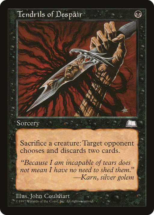 Tendrils of Despair (WTH-) [Weatherlight] MTG Single Wizards of the Coast