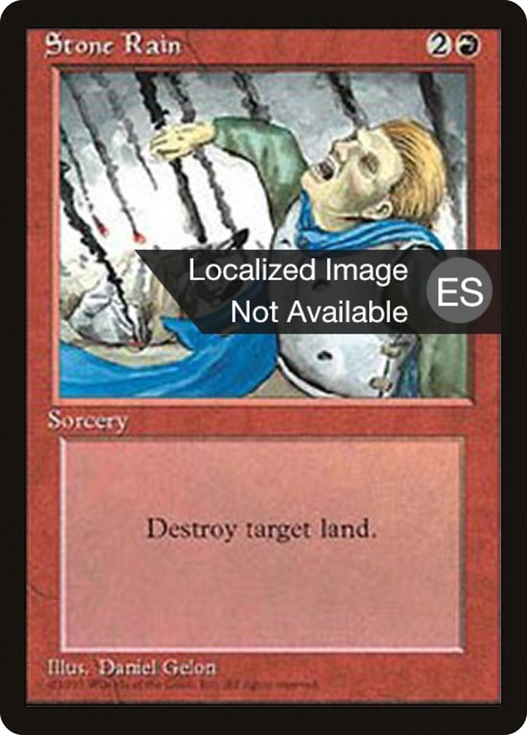 Stone Rain (4BB-224) [Fourth Edition Foreign Black Border] MTG Single Wizards of the Coast