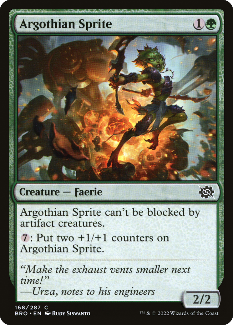 Argothian Sprite (BRO-168) [The Brothers' War] MTG Single Wizards of the Coast