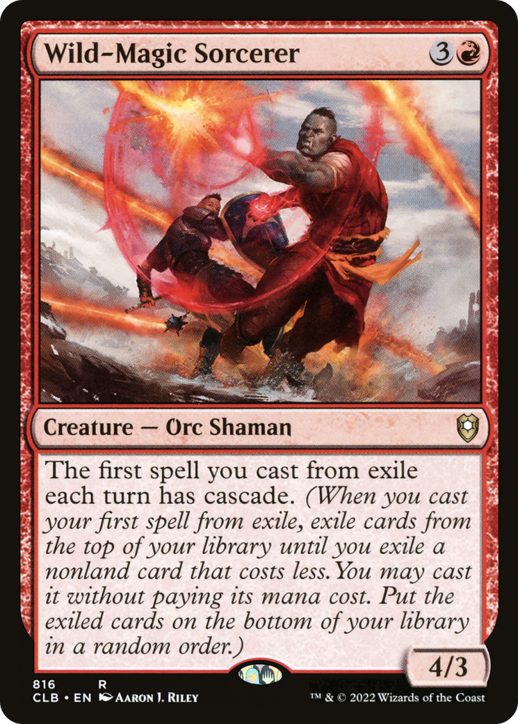 Wild-Magic Sorcerer (CLB-816) [Commander Legends: Battle for Baldur's Gate] MTG Single Wizards of the Coast