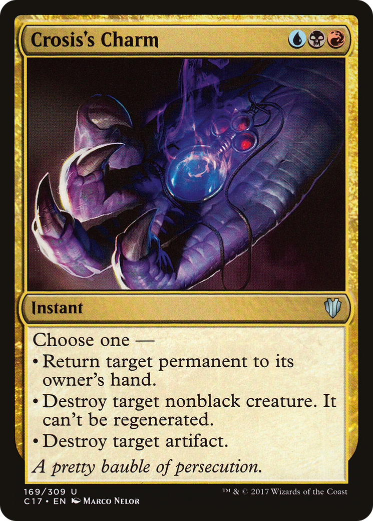 Crosis's Charm (C17-169) [Commander 2017] MTG Single Wizards of the Coast