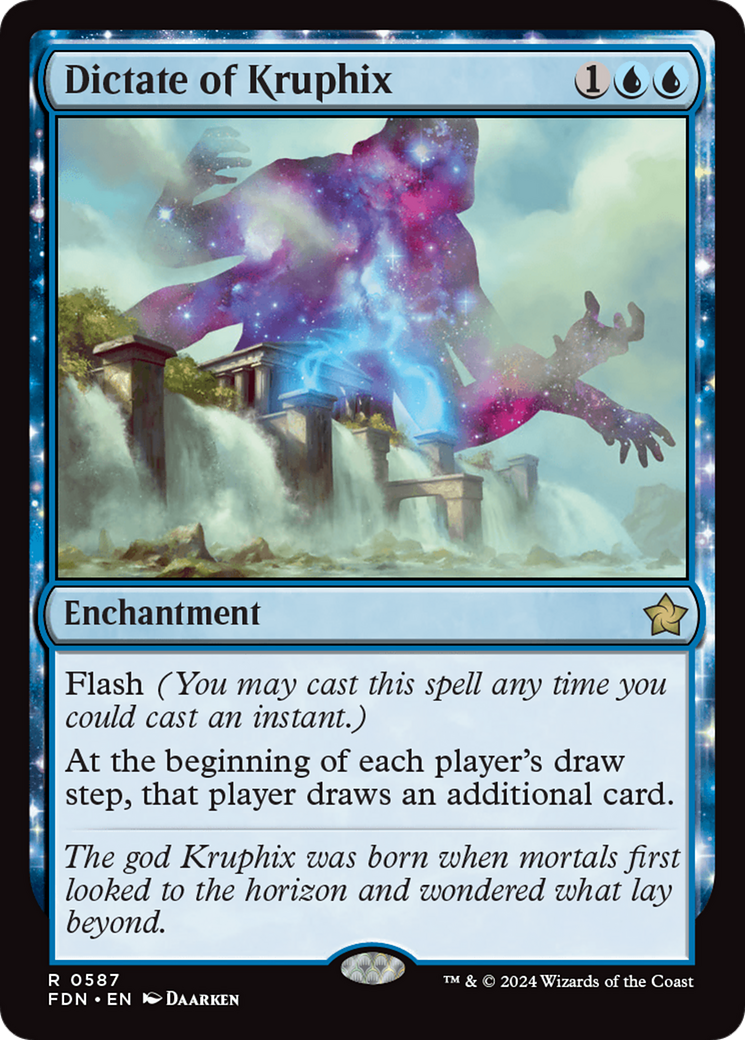 Dictate of Kruphix (FDN-587) [Foundations] MTG Single Wizards of the Coast