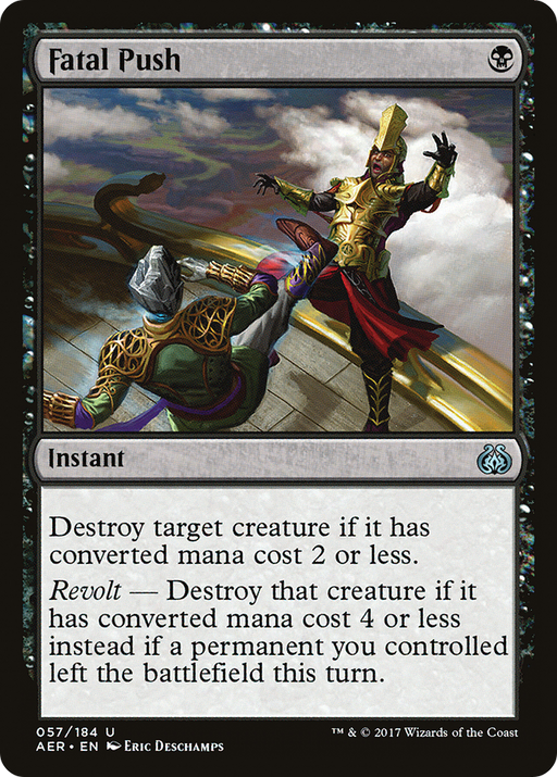 Fatal Push (AER-057) [Aether Revolt] Foil MTG Single Wizards of the Coast