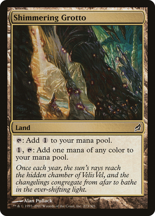 Shimmering Grotto (LRW-273) [Lorwyn] Foil MTG Single Wizards of the Coast