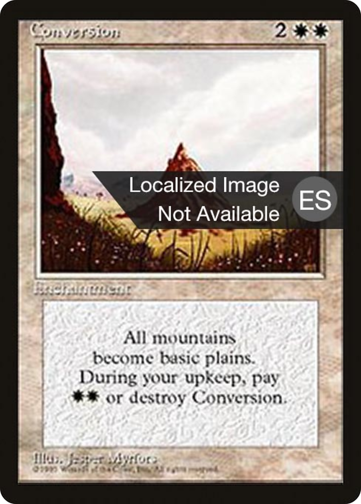 Conversion (4BB-019) [Fourth Edition Foreign Black Border] MTG Single Wizards of the Coast