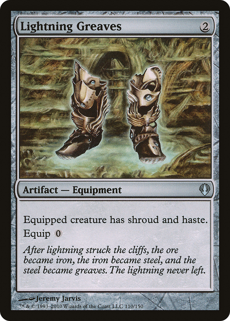 Lightning Greaves (ARC-110) [Misc] Archenemy MTG Single Wizards of the Coast