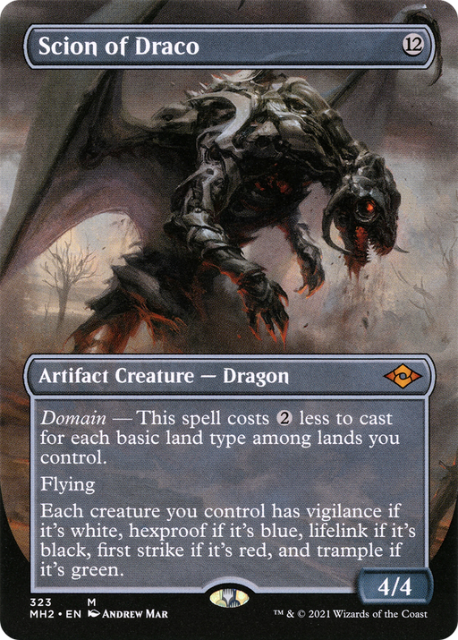 Scion of Draco (MH2-323) [Modern Horizons 2] (Borderless) MTG Single Modern Horizons 2