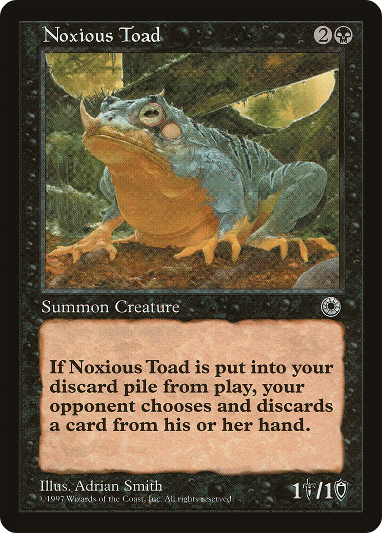 Noxious Toad (POR-104) [Misc] Portal MTG Single Wizards of the Coast