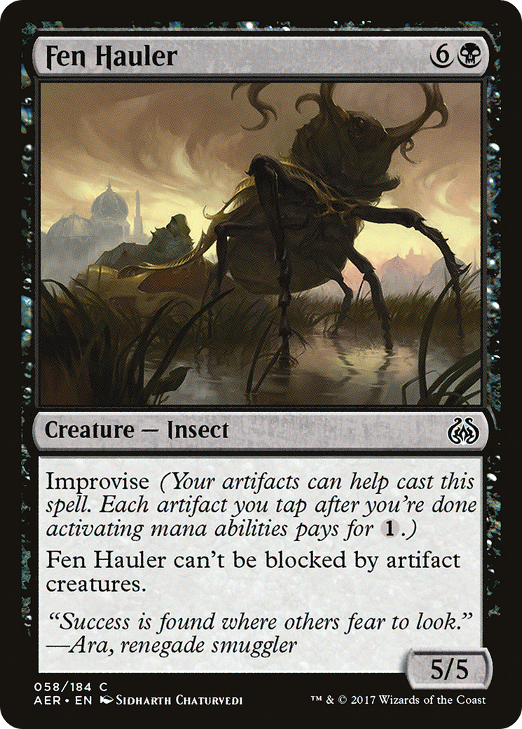 Fen Hauler (AER-058) [Aether Revolt] Foil MTG Single Wizards of the Coast