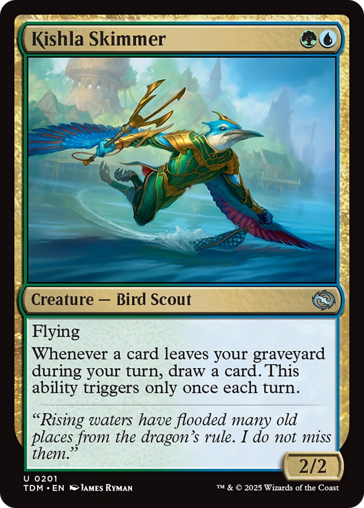 Kishla Skimmer (TDM-201) [Tarkir: Dragonstorm] MTG Single Wizards of the Coast