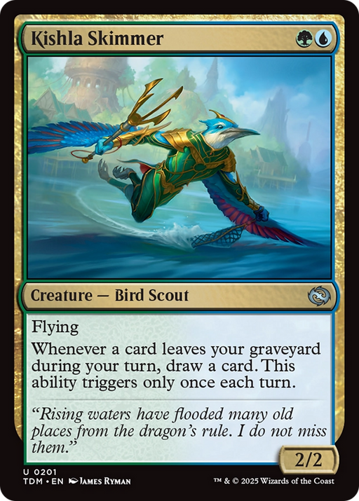 Kishla Skimmer (TDM-201) [Tarkir: Dragonstorm] Foil MTG Single Wizards of the Coast