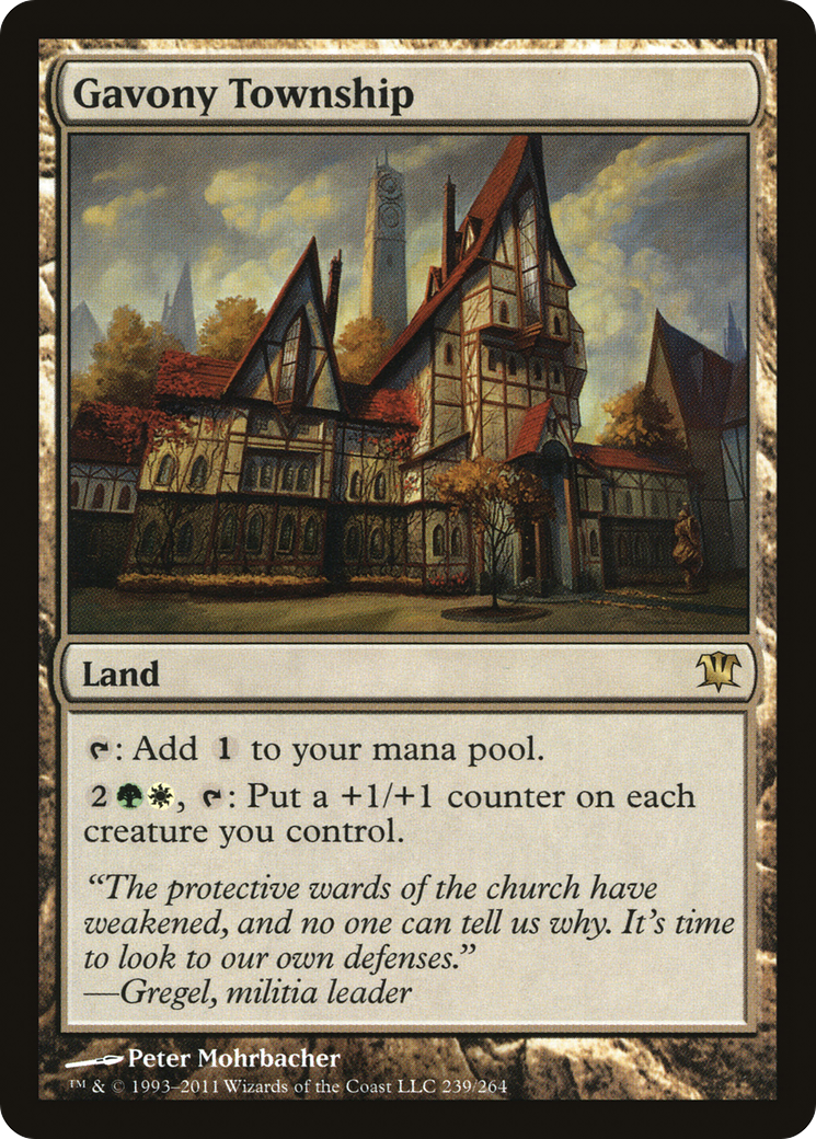 Gavony Township (ISD-239) [Innistrad] MTG Single Wizards of the Coast