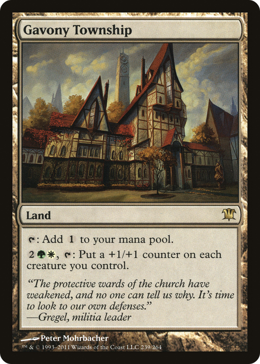 Gavony Township (ISD-239) [Innistrad] MTG Single Wizards of the Coast