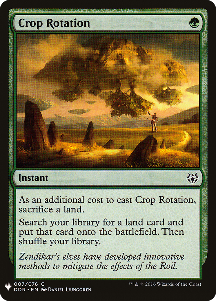 Crop Rotation (LIST-007) [Mystery Booster] The List MTG Single Wizards of the Coast