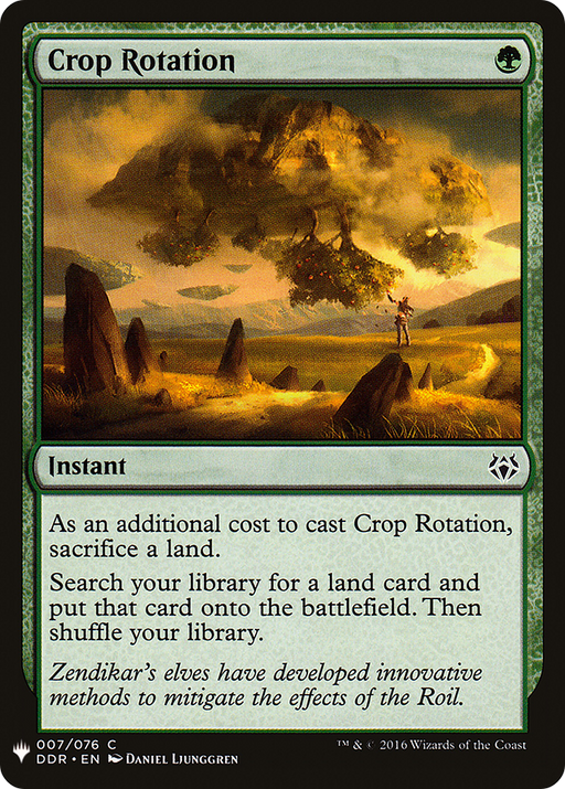 Crop Rotation (LIST-007) [Mystery Booster] The List MTG Single Wizards of the Coast