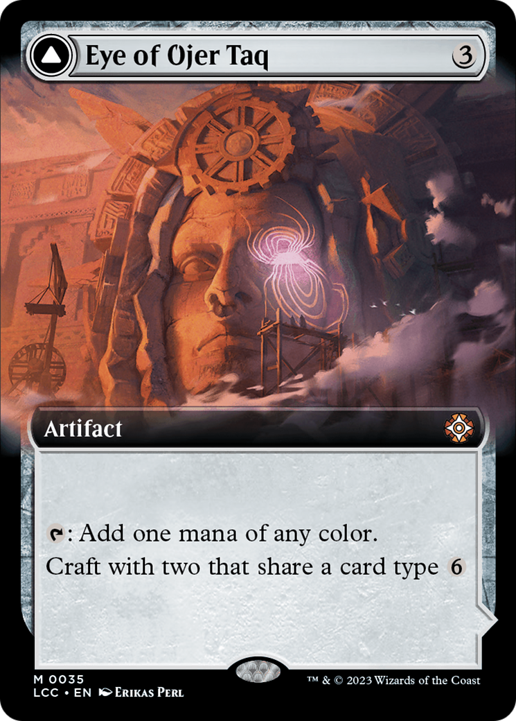 Eye of Ojer Taq (LCC-035) [The Lost Caverns of Ixalan Commander] (Extended Art) Foil MTG Single Wizards of the Coast