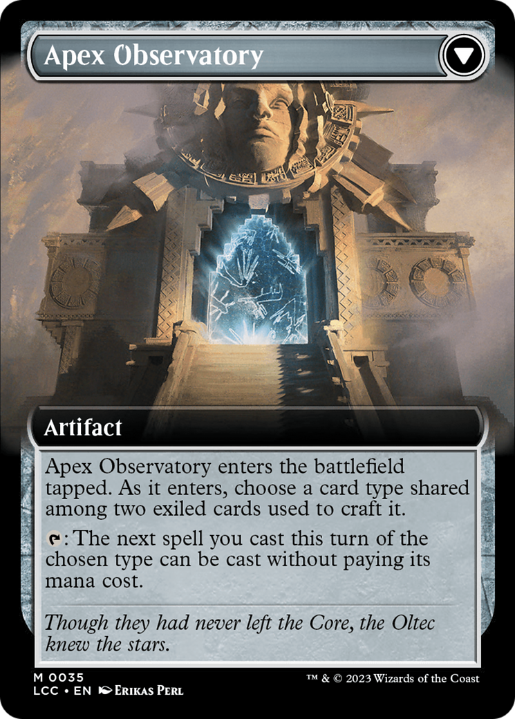 Eye of Ojer Taq (LCC-035) [The Lost Caverns of Ixalan Commander] (Extended Art) Foil MTG Single Wizards of the Coast