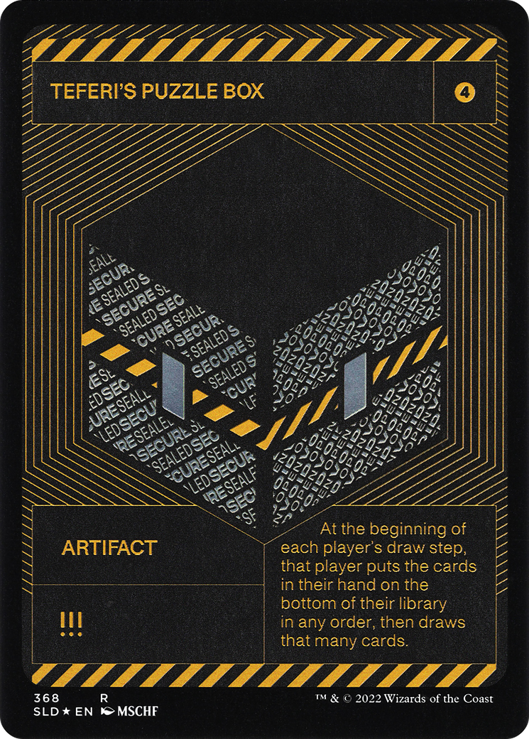 Teferi's Puzzle Box (Silver Laminate) (SLD-368) [Secret Lair] Drop Foil MTG Single Wizards of the Coast