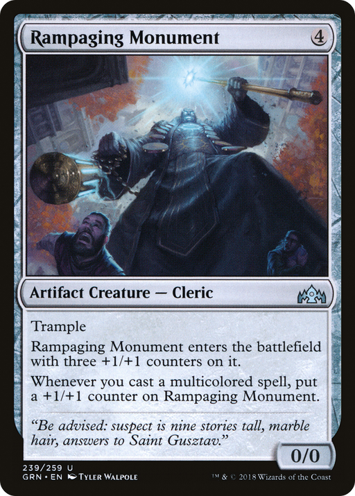 Rampaging Monument (GRN-239) [Guilds of Ravnica] MTG Single Wizards of the Coast