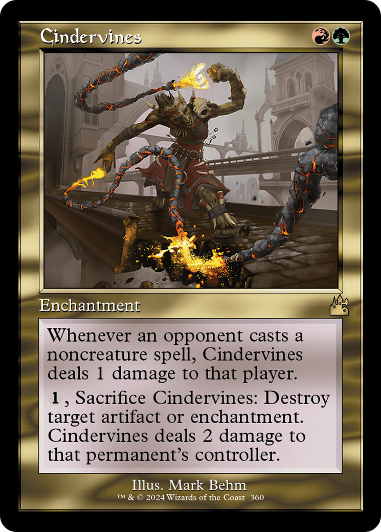 Cindervines (RVR-360) [Ravnica Remastered] MTG Single Wizards of the Coast