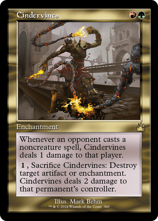 Cindervines (RVR-360) [Ravnica Remastered] MTG Single Wizards of the Coast