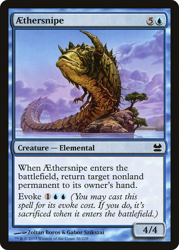 Aethersnipe (MMA-036) [Modern Masters] MTG Single Wizards of the Coast