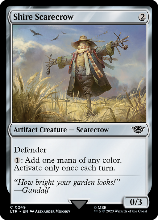 Shire Scarecrow (LTR-249) [The Lord of the Rings: Tales of Middle-earth] Foil MTG Single Wizards of the Coast