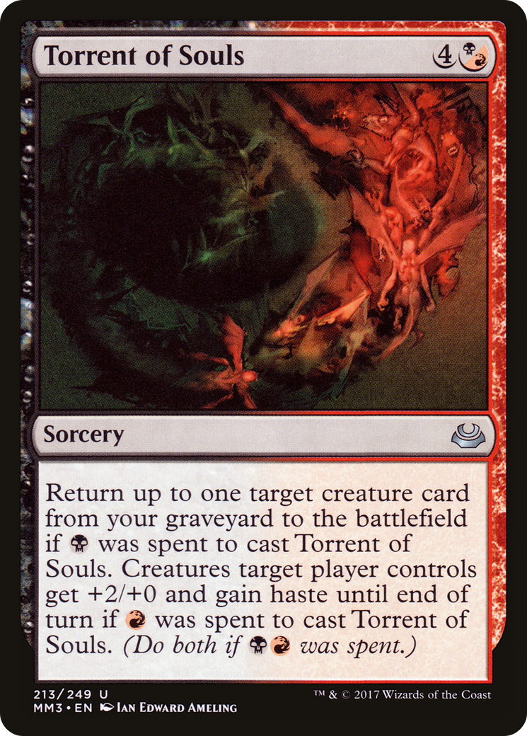 Torrent of Souls (MM3-213) [Modern Masters 2017] MTG Single Modern Masters 2017