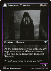 Innocent Traveler (DBL-388) [Innistrad: Double Feature] Foil MTG Single Wizards of the Coast