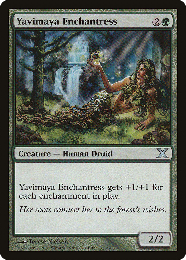 Yavimaya Enchantress (10E-310) [Tenth Edition] MTG Single Wizards of the Coast