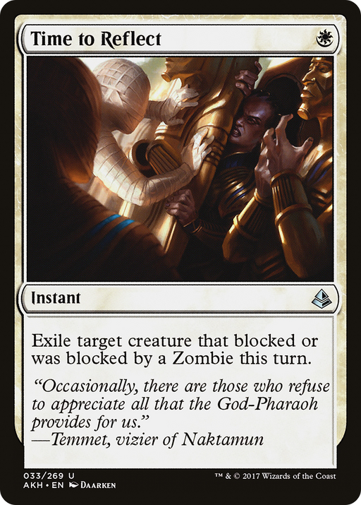 Time to Reflect (AKH-033) [Amonkhet] Foil MTG Single Wizards of the Coast