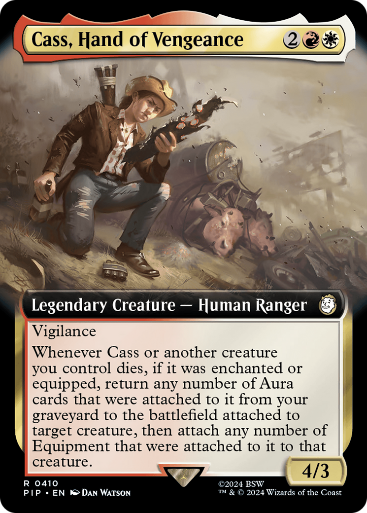 Cass, Hand of Vengeance (PIP-410) [Fallout] (Extended Art) MTG Single Wizards of the Coast