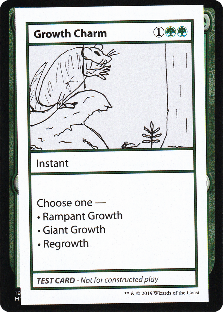 Growth Charm (CMB1-077) [Mystery Booster] Playtest Cards 2021 MTG Single Wizards of the Coast