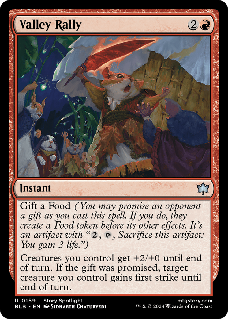 Valley Rally (BLB-159) [Bloomburrow] MTG Single Wizards of the Coast