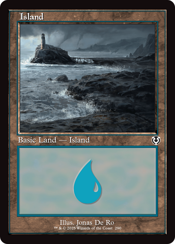 Island (290) (INR-290) [Innistrad Remastered] Foil MTG Single Wizards of the Coast