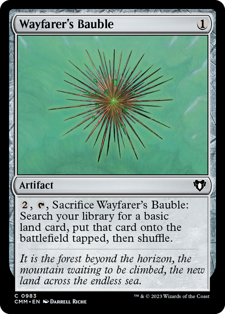 Wayfarer's Bauble (CMM-983) [Commander Masters] MTG Single Wizards of the Coast