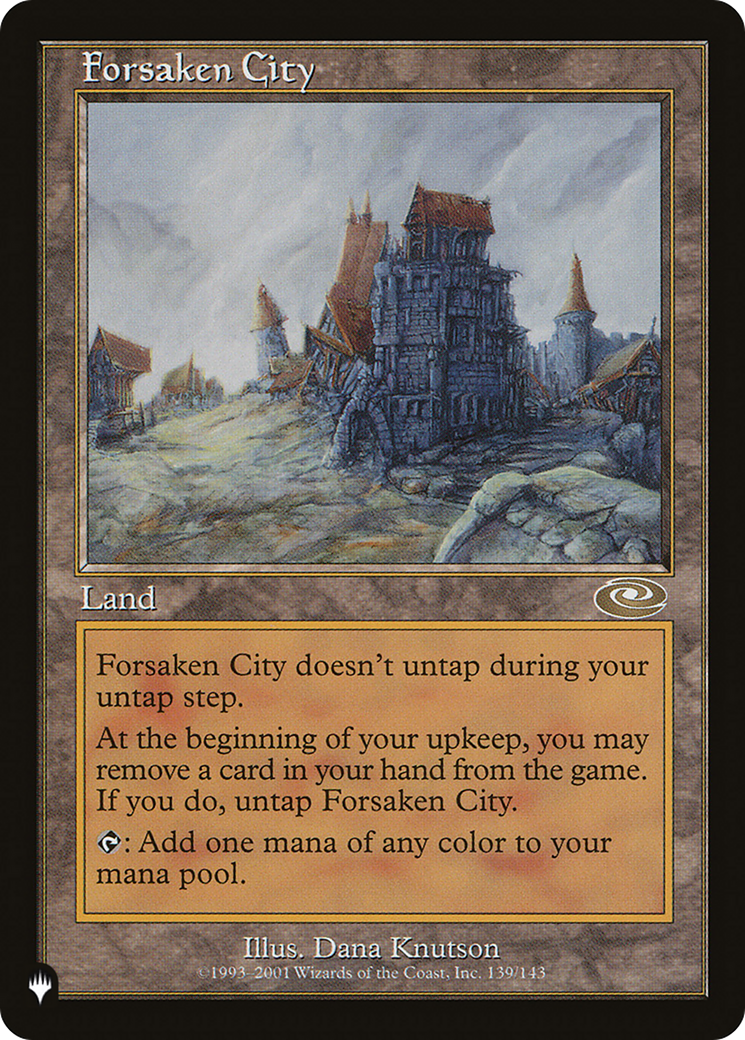 Forsaken City (LIST-PLS-139) [Mystery Booster] The List MTG Single Wizards of the Coast