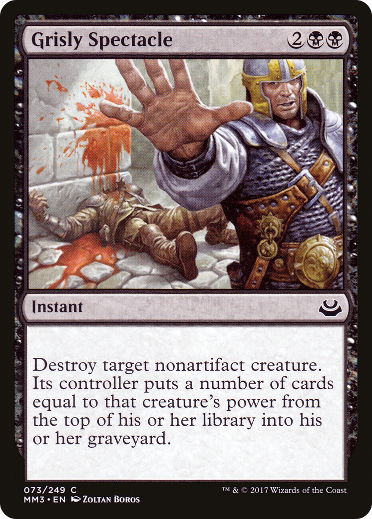 Grisly Spectacle (MM3-073) [Modern Masters 2017] MTG Single Modern Masters 2017