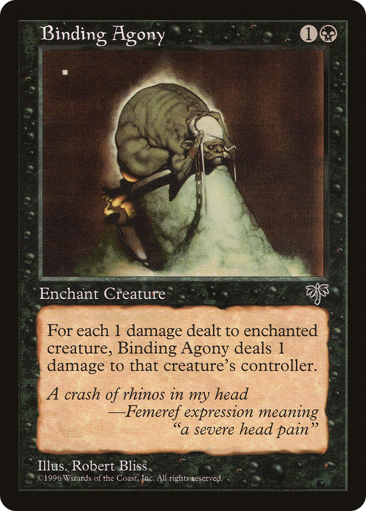 Binding Agony (MIR-) [Mirage] MTG Single Wizards of the Coast