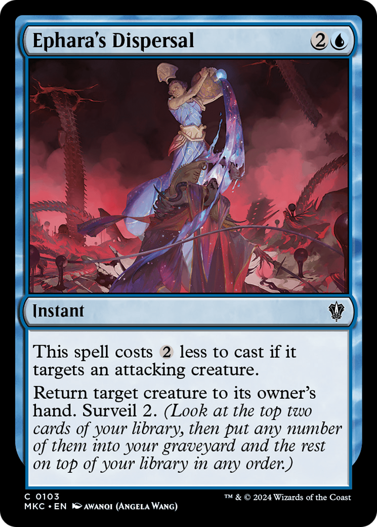 Ephara's Dispersal (MKC-103) [Murders at Karlov Manor Commander] MTG Single Wizards of the Coast