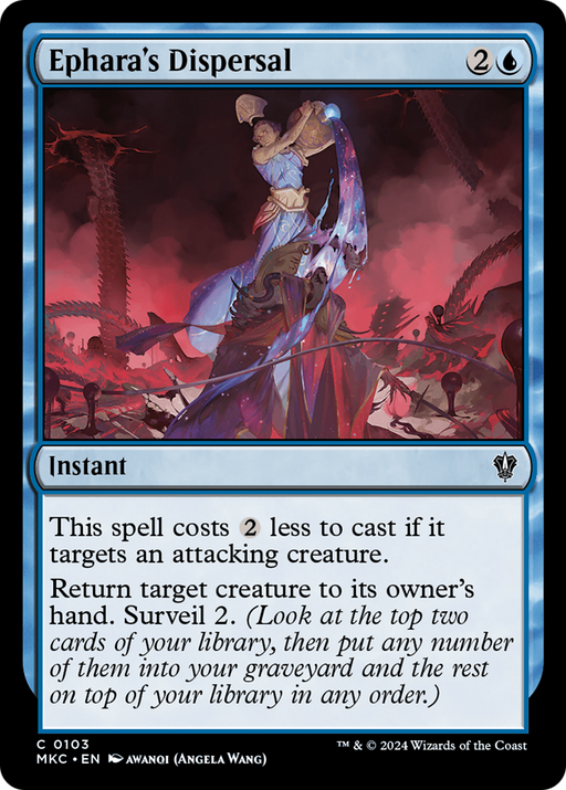 Ephara's Dispersal (MKC-103) [Murders at Karlov Manor Commander] MTG Single Wizards of the Coast